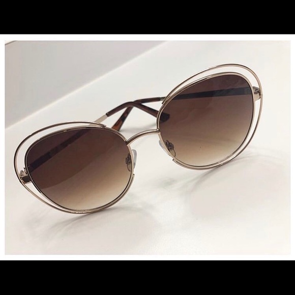 Gold Frame Sunglasses - Picture 1 of 5